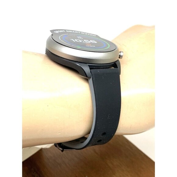 Fossil Women's Watch FTW6024 Smartwatch Aluminum Gray Black Rubber Band 41mm - Picture 12 of 14